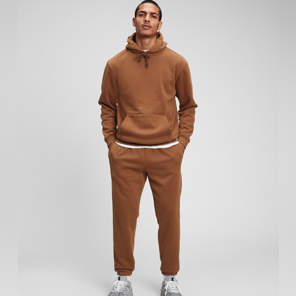 GAP Vintage Soft Sweats Combo - Sable Brown Hoodie & Joggers